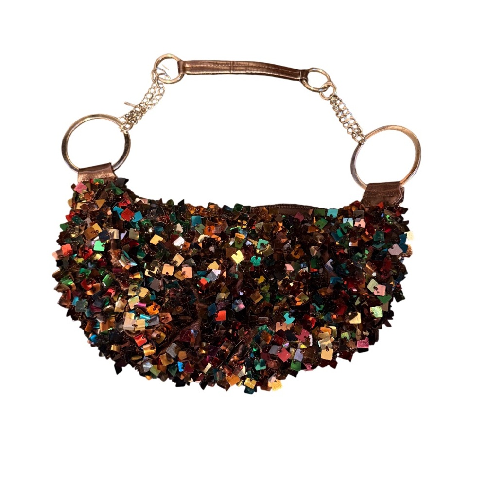 Multicolor Sequin Handbag